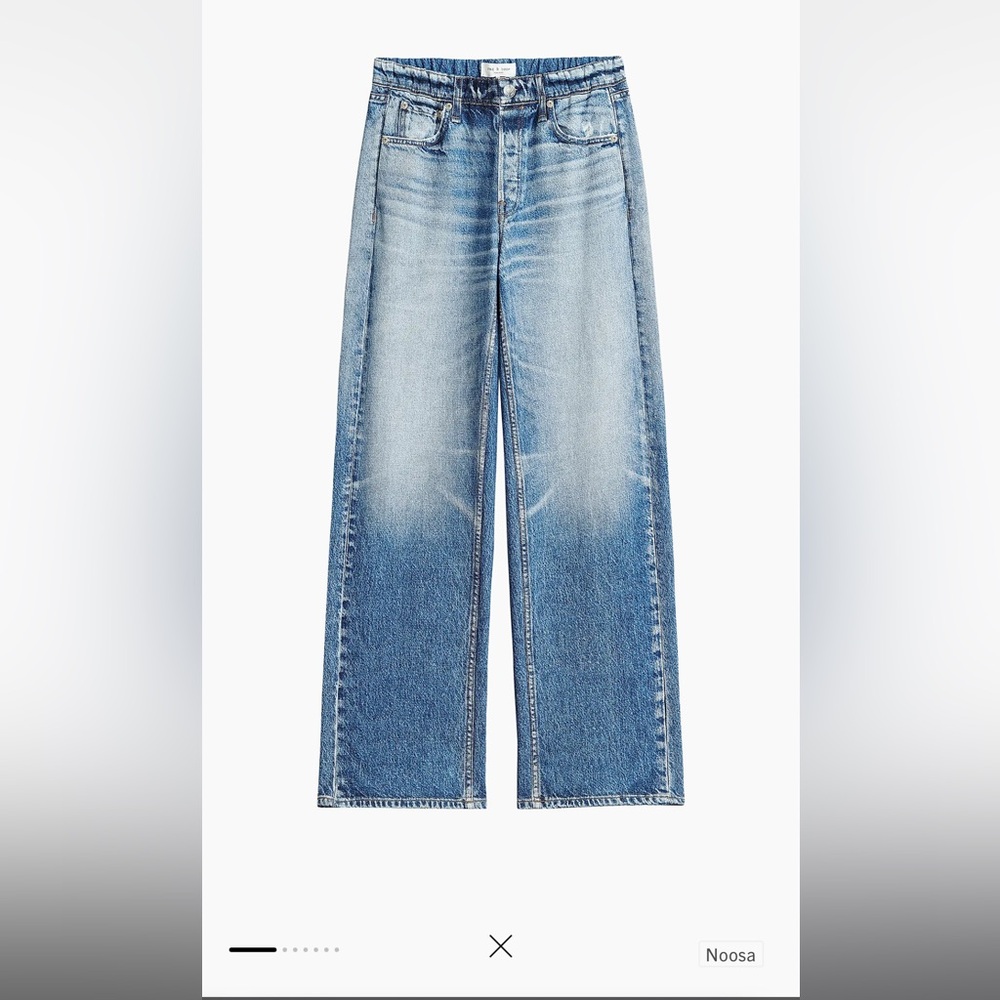 rag & bone Miramar‎ wide-leg sweat pant jeans